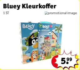 Kruidvat Bluey Kleurkoffer aanbieding