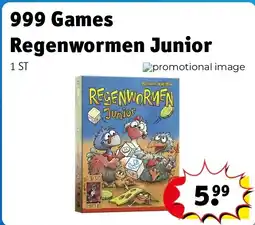 Kruidvat 999 Games Regenwormen Junior aanbieding