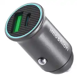 ANWB Imoshion Autolader 1x USB-C & 1x USB 60W Zwart aanbieding