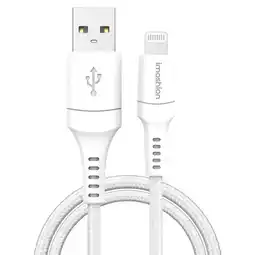 ANWB Imoshion Lightning naar USB kabel 0,25 meter Wit aanbieding