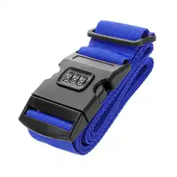 ANWB Thousandtravelmiles Kofferriem met cijferslot 180 cm Blauw Blauw aanbieding