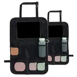 ANWB Imoshion Autostoel Organizer met Tablethouder 2-Pack Zwart aanbieding