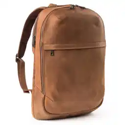 ANWB Accezz Leren Laptop rugtas Bruin aanbieding