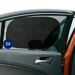 ANWB R2B Zonnescherm Auto Zijruit Set van 2 Zwart aanbieding