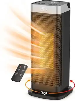 ANWB Vulpes Goods Elektrische Kachel Elite- 2000W Ventilatorkachel Zwart aanbieding