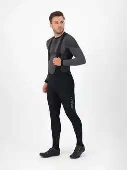 ANWB Rogelli Essential Fietsbroek Bretels Heren Zwart aanbieding