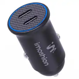 ANWB Imoshion Autolader 2x USB-C 30W Zwart aanbieding