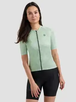 ANWB Rogelli Essential Graphic II Fietsshirt Dames Groen aanbieding