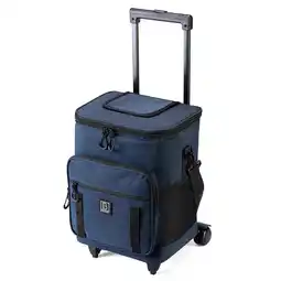ANWB Brisby Boodschappentrolley met koelvak 32L Blauw aanbieding