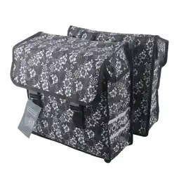 ANWB Voltano Dubbele Fietstas Floral Elegance aanbieding