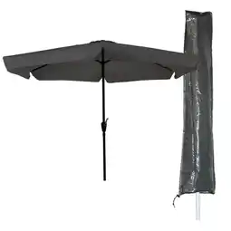 ANWB Cuhoc Parasol Grijs Ø3m met Basic Parasolhoes aanbieding