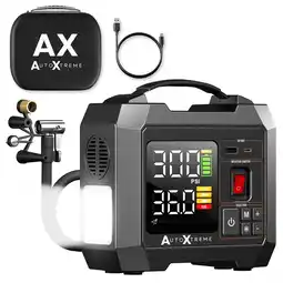 ANWB Autoxtreme Air-300 Luchtcompressor & Elektrische fietspomp Grijs aanbieding