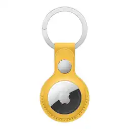 ANWB Apple Leather Key Ring AirTag Sleutelhanger Geel aanbieding
