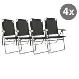 ANWB Hem Campingstoelen 4x Verstelbaar aanbieding