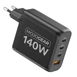 ANWB MOJOGEAR CHARGE+ 140W Oplader USB en USB-C Zwart aanbieding