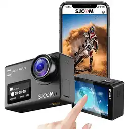 ANWB Sjcam SJ8 Pro 4K 60fps Dual screen Wifi action cam en Zwart aanbieding