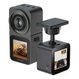 ANWB Botslab V9H 4K Wifi Dual screen battery dashcam Zwart aanbieding