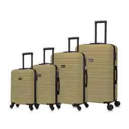 ANWB Blocktravel Kofferset 4 delige ABS 29 39 74 en 95L TSA-slot Groen aanbieding