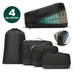 ANWB Remodius Packing Cubes Set 4-delig met Compressie aanbieding