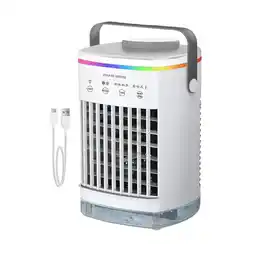 ANWB Vulpes Goods Mini Airco PRO Tafelventilator incl Timer Grijs aanbieding