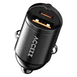 ANWB Accezz Autolader 1x USB-C & 1x USB 65W Zwart aanbieding