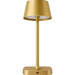 ANWB Flinq Tafellamp Lume 3 lichtstanden 38cm Goud aanbieding