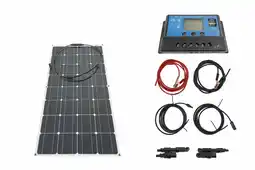 ANWB Bergproducts 100 watt flexibel zonnepaneelset Zwart aanbieding