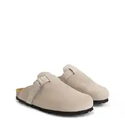 ANWB Travelin' Tannas Dames Clogs Suede Grijs aanbieding