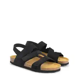 ANWB Travelin' Hedeby Heren Sandalen Suede Zwart aanbieding