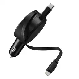 ANWB Accezz Autolader USB-C / Lightning Zwart aanbieding