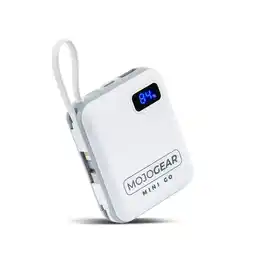 ANWB MOJOGEAR Powerbank 10.000 mAh met Kabels Wit Wit aanbieding