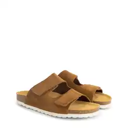 ANWB Travelin' Allinge Heren Sandalen Suede Bruin aanbieding