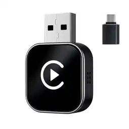 ANWB Thingy Mini 2-in-1 CarPlay & Android Auto Dongle Zwart aanbieding