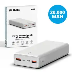 ANWB Flinq Powerbank 20.000 mAh Wit Wit aanbieding