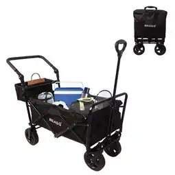 ANWB Brasq Bolderkar Deluxe- Opvouwbaar 100kg Zwart Zwart aanbieding