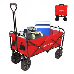 ANWB Brasq Bolderkar Opvouwbaar 80 KG Rood aanbieding