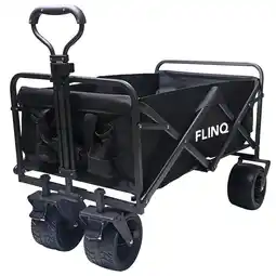 ANWB Flinq Bolderkar 100L 100KG Zwart Zwart aanbieding