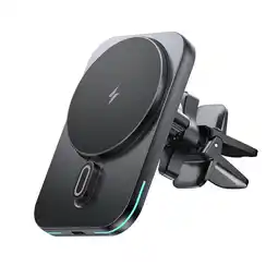 ANWB Caliber MagSafe Qi2 Autolader 15W Ventilatierooster Zwart aanbieding