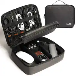 ANWB Sunflake Kabel Organiser Opbergtas Zwart aanbieding