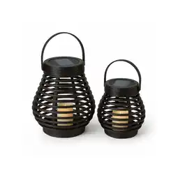 ANWB Flinq Solar Camping Lantaarn 2-pack Bruin aanbieding