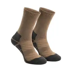 ANWB Travelin' Bran Unisex 2-pack wandelsokken Naadloos Bruin aanbieding