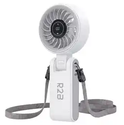 ANWB R2B Handventilator Oplaadbaar Mini Ventilator Wit aanbieding