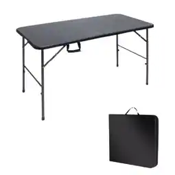 ANWB Brasq Campingtafel inklapbare tafel 120x60x74cm Zwart aanbieding