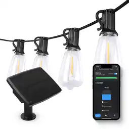 ANWB Flinq Slimme Solar Lichtslinger 10M Zwart aanbieding