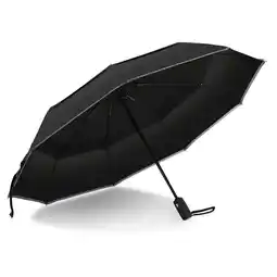 ANWB Sunflake Stormparaplu opvouwbaar Dubbel doek Zwart aanbieding