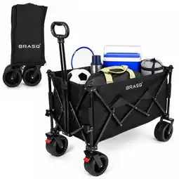 ANWB Brasq Opvouwbare Bolderkar 165L 100kg Zwart aanbieding