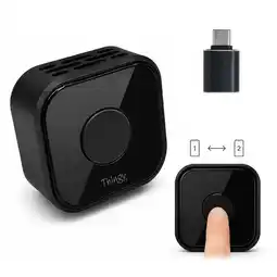 ANWB Thingy Ultra Mini 2-in-1 CarPlay Dongle Zwart aanbieding