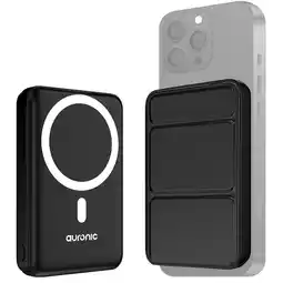 ANWB Auronic Powerbank 10.000 mAh MagSafe Zwart aanbieding