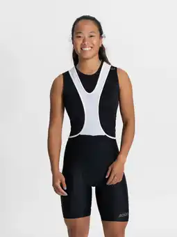 ANWB Rogelli Laura Fietsshort met Bretels en Zeem Dames Zwart aanbieding
