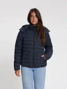 ANWB Travelin' Sigrid Dames Puffer winterjas Waterdicht Blauw aanbieding